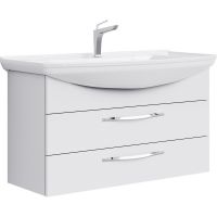 Тумба под раковину Aqwella Аллегро 100 Белый арт-Agr.01.10/2 — фото 1, Тумбы под раковину