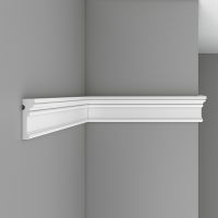 Молдинг гибкий Decomaster 2400x90x28 мм арт-DP 9012FL — фото 2, Молдинги