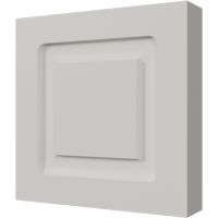 Молдинг Evrowood 85x85x18 мм арт-Квадрат K01 — фото 1, Молдинги