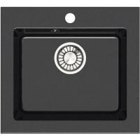 Кухонная мойка Bergg Z35 Черная арт-B035Q004 — фото 1, Кухонные мойки