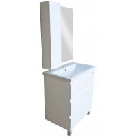 Товар: Зеркало со шкафом Bellezza Асти 70 L Белое арт-4616311022011 - фото 2 Зеркало со шкафом Bellezza Асти 70 L Белое арт-4616311022011 — фото 2, Зеркальные шкафы в ванную