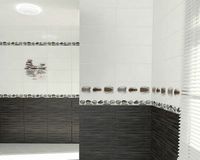 Керамический бордюр Нефрит Керамика Фреш черный 7х50 см арт-05-01-1-77-05-04-330-0 — фото 2, Керамическая плитка