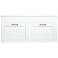 Тумба с раковиной Sanflor Ванесса 95 подвесная Белая арт-С15327 — фото 1, Тумбы с раковиной