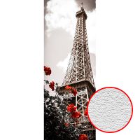 Фотообои Divino A-085 Фактура песок Винил на флизелине (1*2,7) Серый/Красный, Город арт-A-085 (песок) — фото 1, Обои для стен