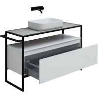 Тумба под раковину Allen Brau Priority 120 Белая матовая арт-1.31004.WM — фото 8, Тумбы под раковину