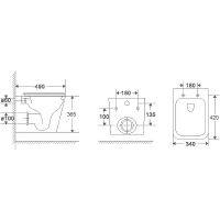 Унитаз WeltWasser Gelbach 043 MT-WT подвесной Белый матовый с сиденьем Микролифт арт-10000011817 — фото 2, Подвесные унитазы