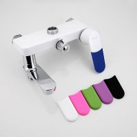 Душевая система Frap H34 Белая Хром арт-F2434 — фото 5, Душевые стойки