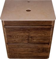 Тумба под раковину Style Line Атлантика Люкс Plus 60 подвесная Старое дерево арт-СС-00002205 — фото 5, Тумбы под раковину