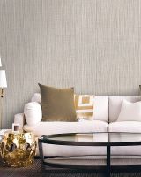 Обои Prima Italiana Colomba Винил на флизелине (1,06*10) Бежевый/Серый, Рогожка арт-80649 — фото 2, Обои для стен