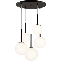 Подвесной светильник Maytoni Modern Basic form Белый Черный арт-MOD321PL-05B — фото 1, Подвесные светильники