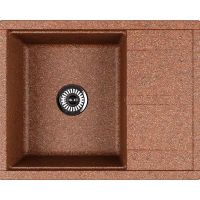 Кухонная мойка Aquaton Делия 65 Терракотовая арт-1A718632DE270 — фото 1, Кухонные мойки