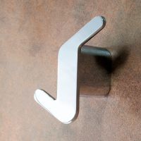 Крючок Bemeta Organic R Хром арт-157106201 — фото 2, Крючки для полотенец