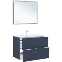 Тумба под раковину Aquanet Арт 90 подвесная Маренго арт-313266 — фото 9, Тумбы под раковину