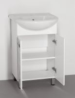 Тумба под раковину Style Line Ирис 55 Белый глянец арт-ЛС-00000015 — фото 2, Тумбы под раковину