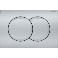 Клавиша смыва Geberit Delta01 Хром матовый арт-115.107.46.1 — фото 1, Кнопки смыва