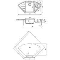 Товар: Кухонная мойка Lemark Irkana 980 Жасмин арт-9910046 - фото 4 Кухонная мойка Lemark Irkana 980 Жасмин арт-9910046 — фото 4, Кухонные мойки
