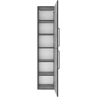 Шкаф пенал Brevita Rock 35 R подвесной Бетон Чикаго светло-серый арт-ROCK-05035-48-2П — фото 3, Пеналы для ванной комнаты