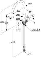 Товар: Смеситель для кухни Kludi Bingo Star XS Хром арт-468030578 - фото 4 Смеситель для кухни Kludi Bingo Star XS Хром арт-468030578 — фото 4, Смесители для кухни