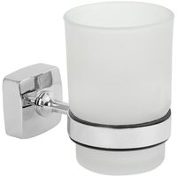 Стакан для зубных щеток Fixsen Kvadro Хром арт-FX-61306 — фото 1, Стаканы для зубных щеток