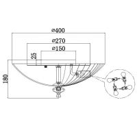 Товар: Потолочный светильник Maytoni Ceiling Wall Bonnet Led Прозрачный Хром арт-C809CL-04CH - фото 4 Потолочный светильник Maytoni Ceiling Wall Bonnet Led Прозрачный Хром арт-C809CL-04CH — фото 4, Накладные светильники