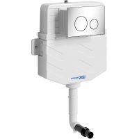 Смывной бачок WasserKRAFT Aller для унитаза с клавишей смыва Хром арт-10TLT.031.ME.CH02 — фото 1, Смывные бачки скрытого монтажа