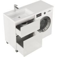 Товар: Тумба с раковиной Creto Cafor 120 L Белый глянец арт-19-W120L - фото 12 Тумба с раковиной Creto Cafor 120 L Белый глянец арт-19-W120L — фото 12, Тумбы с раковиной