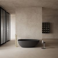 Карбоновая ванна Abber Karbon 170x80 Черная без гидромассажа арт-AK9011-1.7 — фото 5, Акриловые ванны