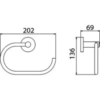 Товар: Полотенцедержатель Timo Saona Золото матовое арт-13050/17 - фото 5 Полотенцедержатель Timo Saona Золото матовое арт-13050/17 — фото 5, Полотенцедержатели
