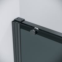 Душевая дверь Grossman Galaxy 110 профиль Графит сатин стекло тонированное арт-100.K33.01.110.42.10 — фото 6, Раздвижные душевые двери