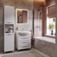 Зеркало Aqwella Vision 70 с подсветкой и подогревом с бесконтактным выключателем арт-VIS0207AH — фото 3, Зеркала в ванную комнату