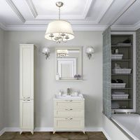 Зеркало Aquaton Леон 65 Дуб бежевый арт-1A187102LBPR0 — фото 2, Зеркала в ванную комнату