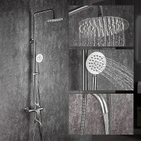 Душевая система Frap Сатин арт-F2448 — фото 7, Душевые стойки