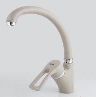 Смеситель для кухни Frap Светло-бежевый арт-F4166-10 — фото 2, Смесители для кухни