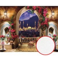 Фреска Ortograf Восток 6591 Фактура бархат FX Флизелин (3,4*2,7) Разноцветный, Архитектура/Цветы арт-6591 (бархат FX) — фото 1, Фрески