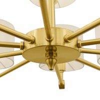 Люстра Maytoni Neoclassic Alloro Белая Латунь арт-MOD088PL-15BS — фото 3, Люстры