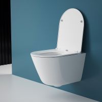 Унитаз Esbano Clavel-53T подвесной с сиденьем Микролифт арт-ESUPCLAV53TW — фото 5, Подвесные унитазы