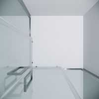 Душевой уголок Grossman Cosmo 100х100 профиль Хром стекло прозрачное арт-300.K33.02.1010.10.00 — фото 5, Квадратные душевые уголки