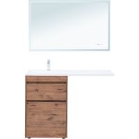 Тумба с раковиной Aquanet Токио 120 L Дуб веллингтон арт-335587 — фото 6, Тумбы с раковиной