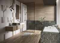 Керамическая плитка Ceramika Paradyz Bella Nero Rekt Mat настенная 29,8х89,8 см арт-57533 — фото 2, Керамическая плитка