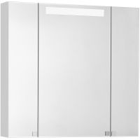 Зеркальный шкаф Aquaton Мадрид 80 М с подсветкой Белый арт-1A175202MA010 — фото 1, Зеркальные шкафы в ванную
