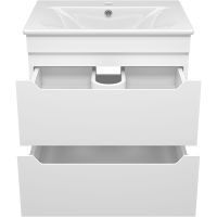 Тумба с раковиной Misty Бриз 60 подвесная Белая матовая арт-УТ000023903 — фото 3, Тумбы с раковиной