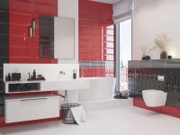 Керамическая плитка Cersanit Evolution рельеф кирпичи черный настенная 20х44 см арт-EVG233 — фото 2, Керамическая плитка