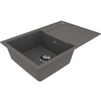 Кухонная мойка Lemark Imandra 760 Серый шелк арт-9910029 — фото 2, Кухонные мойки