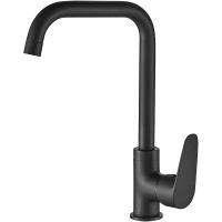 Смеситель для кухни WesnaArt Nova Черный матовый арт-NOV03-150Black — фото 1, Смесители для кухни