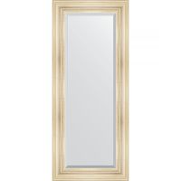 Зеркало Evoform Exclusive 139х59 с фацетом в багетной раме - Травленое серебро 99 мм арт-BY 3523 — фото 1, Зеркала в ванную комнату