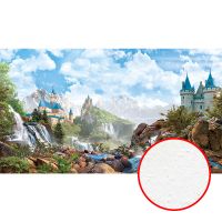 Фреска Ortograf Замки 30262 Фактура бархат FX Флизелин (4,8*2,7) Разноцветный, Замки/Водопады/Пейзаж арт-30262 (бархат FX) — фото 1, Фрески