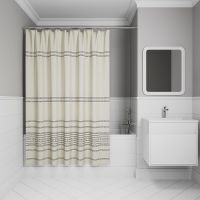 Штора для ванны Iddis Base 240х200 Светло-зеленая арт-BD01P24i11 — фото 2, Шторы для ванной