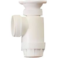 Сифон для раковины Nofer Белый арт-13114 — фото 1, Сифоны для раковины