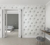 Обои Marburg Shades Винил на флизелине (0,53*10,05) Белый/Серый/Серый, Цветы арт-32456 — фото 3, Обои для стен