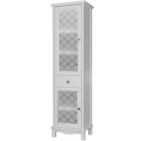 Шкаф пенал Opadiris Омега 45 L Белый матовый арт-00-00007360 — фото 1, Пеналы для ванной комнаты